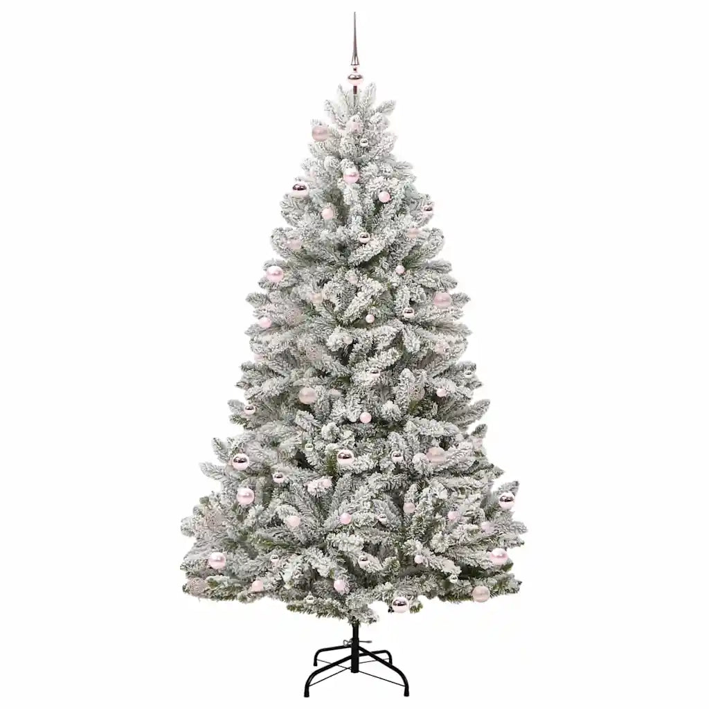Albero di Natale | Decorazioni natalizie artificiale con 300 LED Verde e Bianco 240 cm