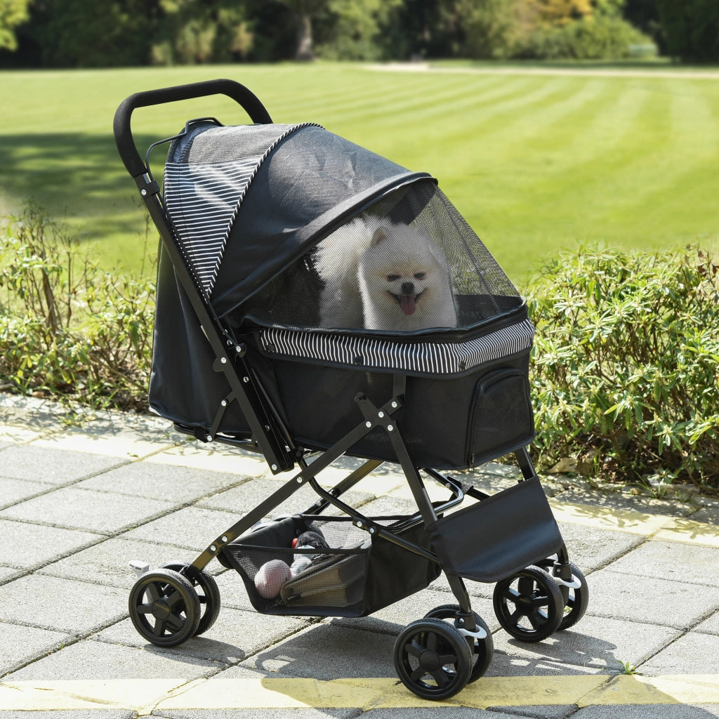 Carrello per Cani Pieghevole ¨C Minimal ¨C Nero