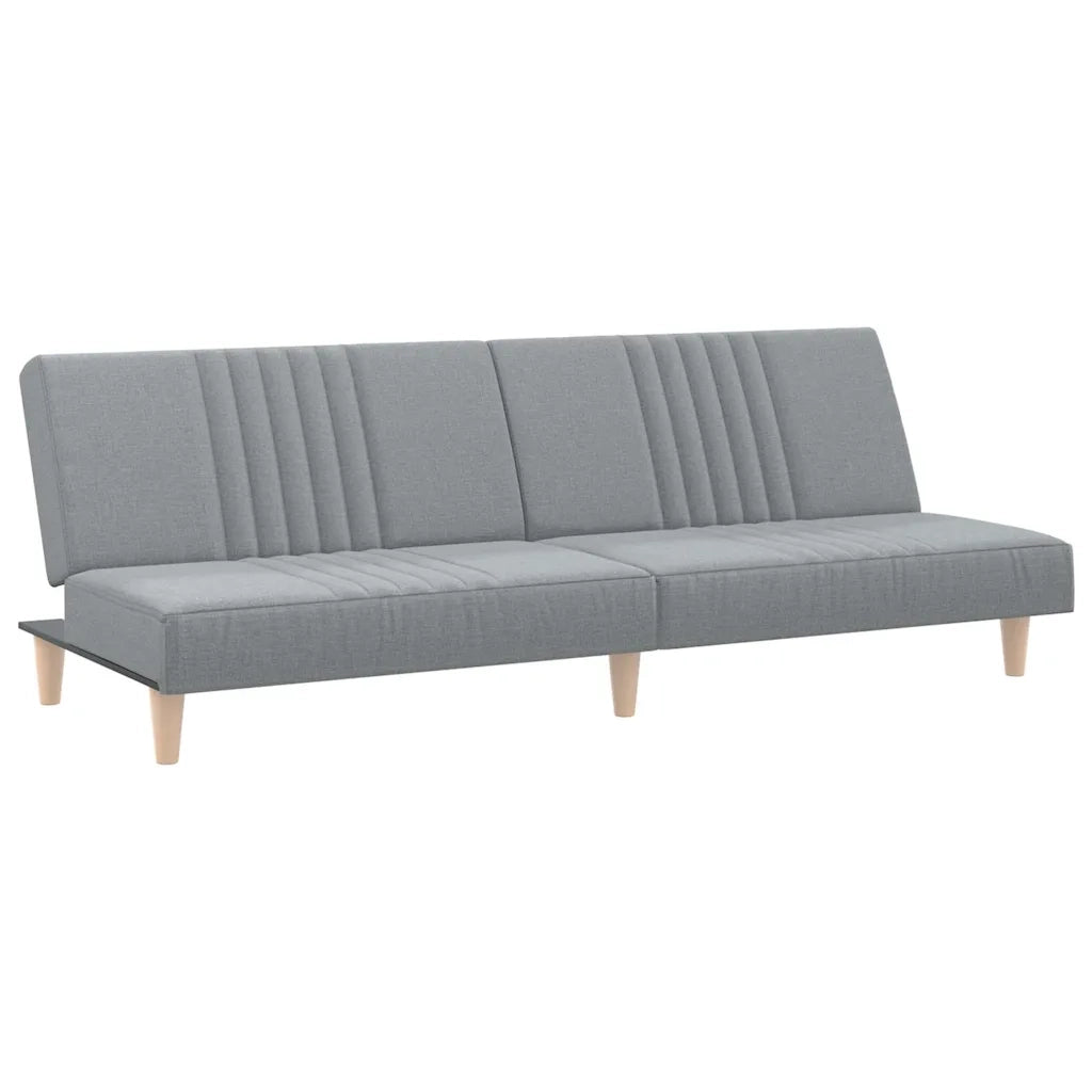 Divano letto | Sof¨¤ letto | Letto singolo Grigio Chiaro in Tessuto