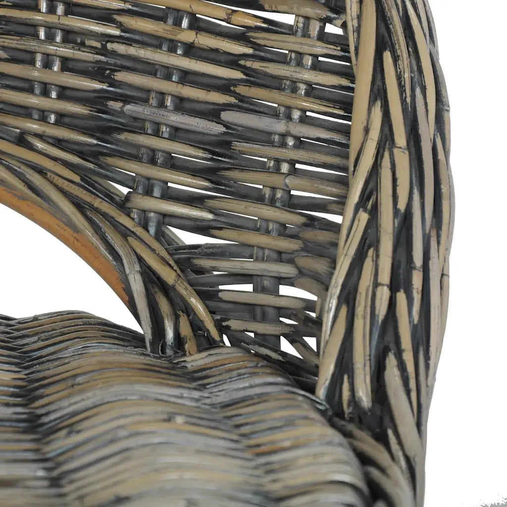 Poltrona | Sedia Relax in Rattan Kubu Nero