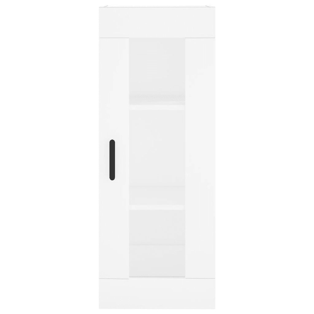 Credenza | Madia | Buffet da pranzo | Armadio da pranzo Bianca 34,5x34x180 cm in Legno Multistrato