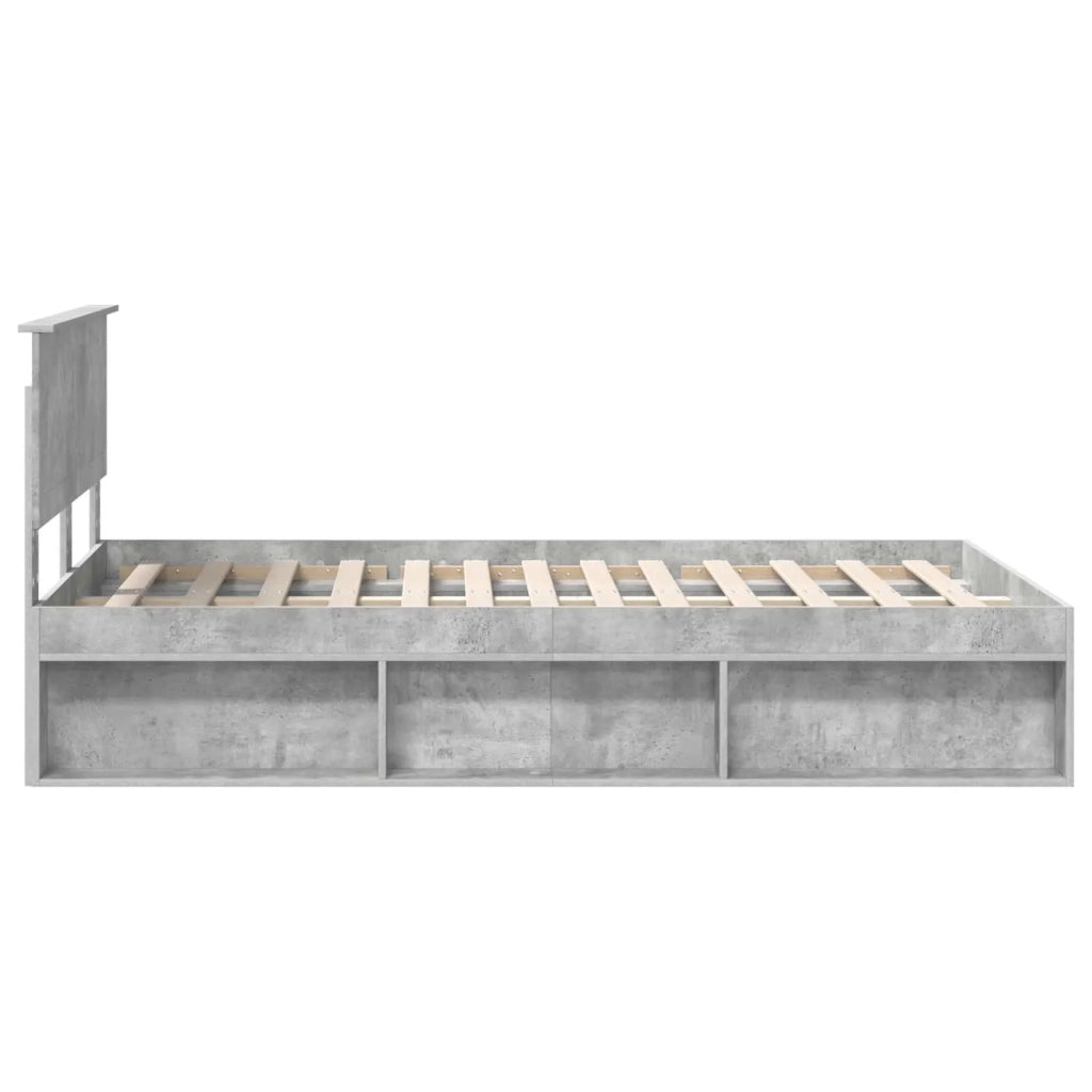 Struttura del letto-Giroletto-Rete del Letto Calcestruzzo 120 x 190 cm Pino massello 991016