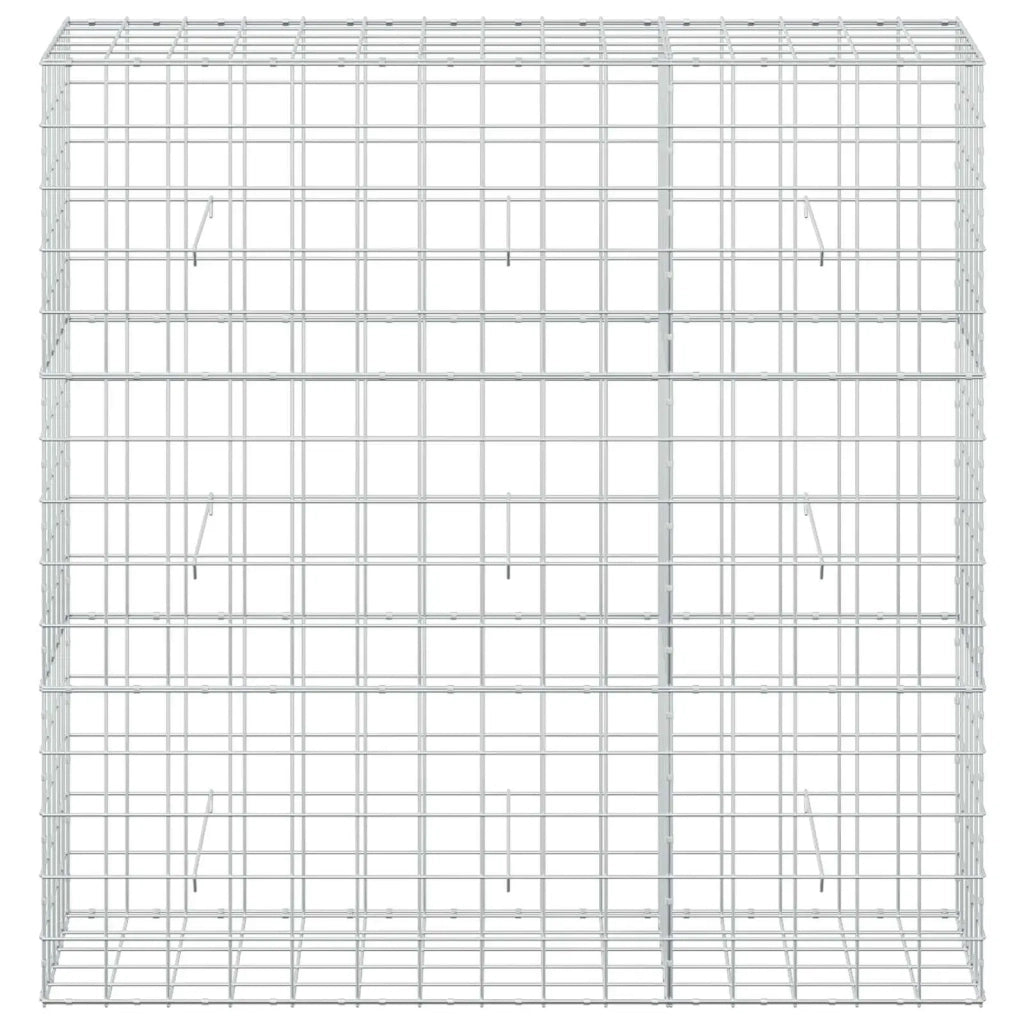 Gabione con Filo da 5 mm e Rete da 10x10 cm 150x50x150 cm 3465237