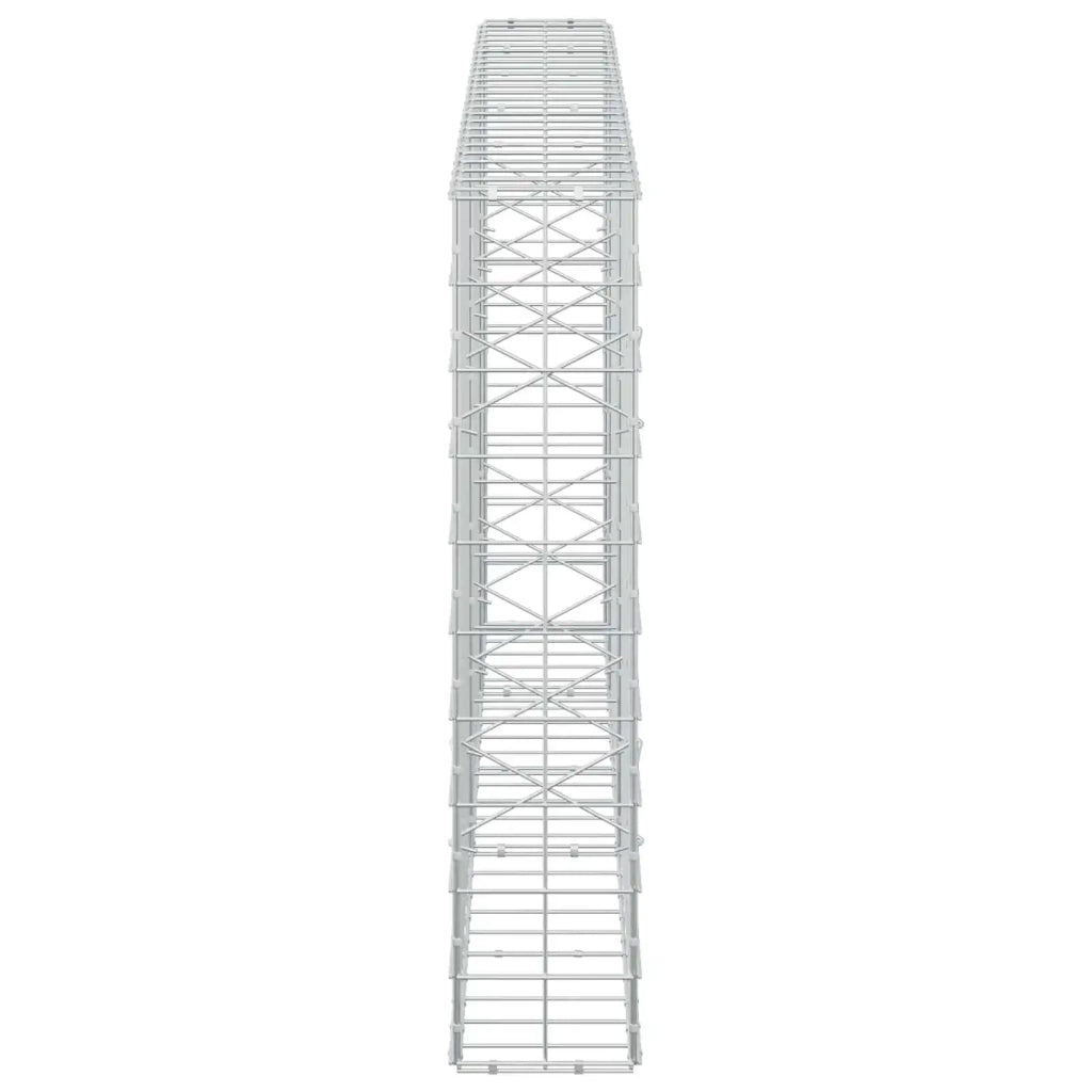 Gabione con Filo da 3,5 mm e Rete da 10x10 cm 250x20x100 cm 3463103