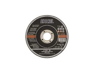 DISCHI DA TAGLIO E DA SGROSSO CENTRO DEPRESSO PER FERRO Ø MM.115- - ø mm.115x3,2 foro 22,2 da taglio per ferro - 10 pezzi EXCEL