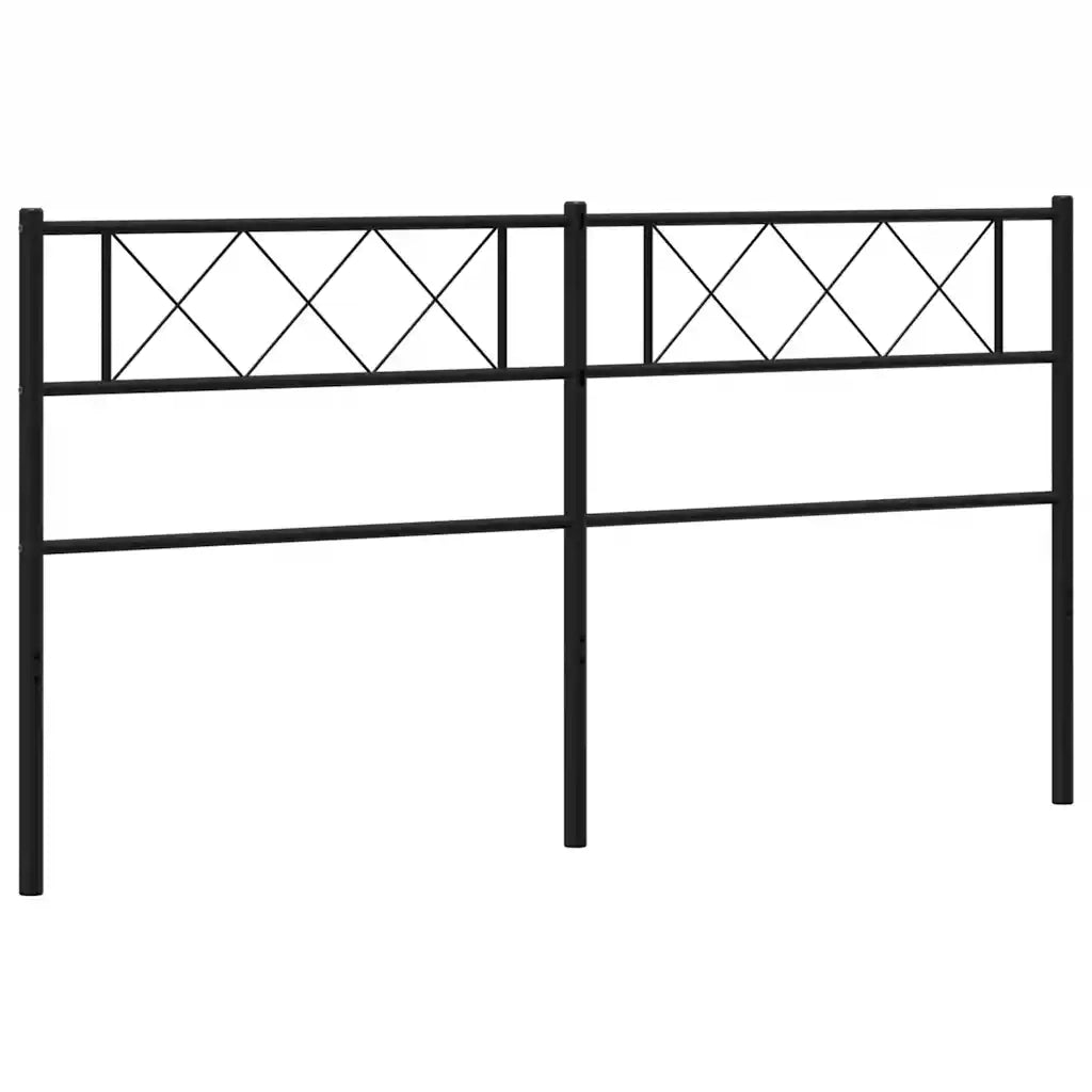 Testiera di Ricambio in Metallo Nero 180 cm 372313