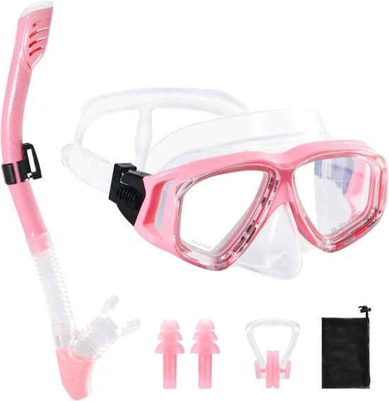 Kit di immersione per adulti - Maschera da immersione panoramica e maschera da immersione snorkel anti-leak