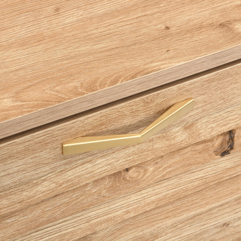 SCARPIERA 4 ante 108,5x24x100 cm MDF colore legno e metallo