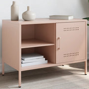 Mobile TV-Credenza per TV-Console TV Rosa 68x39x50,5 cm in Acciaio 900025