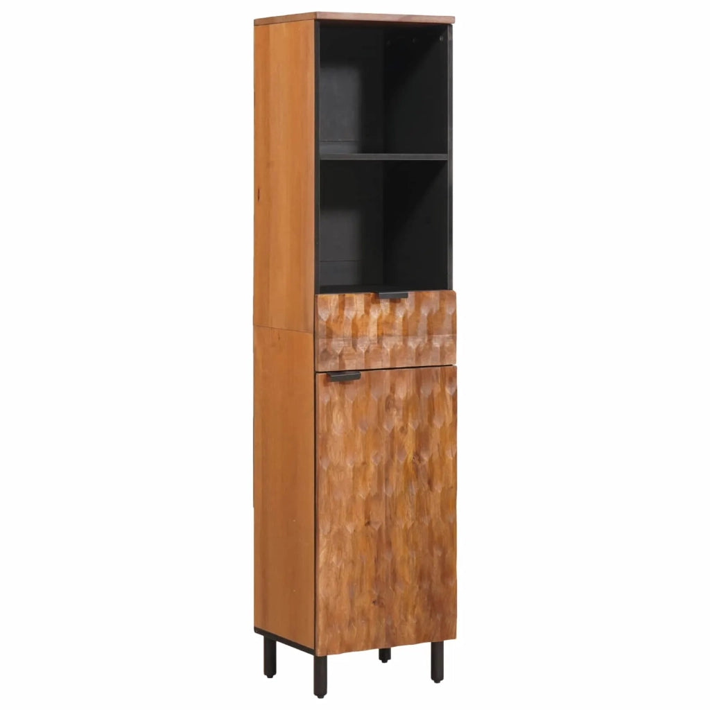 Mobile da Bagno | Armadio da bagno con lo scaffale Marrone 38 x 33 x 160 cm