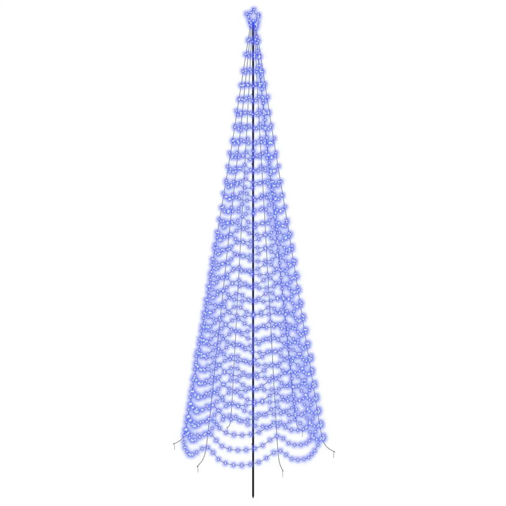 Albero di Natale a spirale LED con picchetto EKENAS 500 cm 42056603
