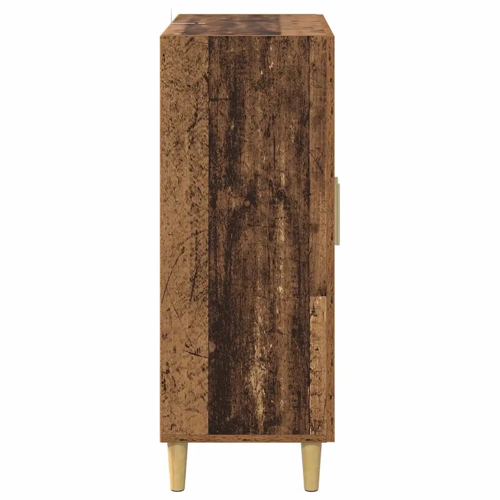 Credenza | Madia | Buffet da pranzo | Armadio da pranzo Legno vecchio 69,5 x 34 x 90 cm Legno multistrato