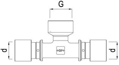RAC EXPRESS TEE NEW F 32X1 - GEORGE FISCHER