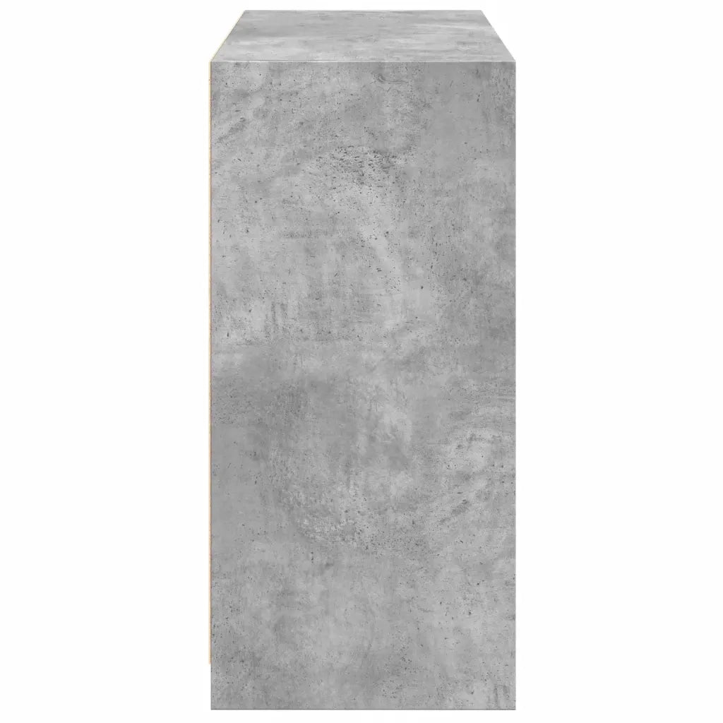Armadio Grigio Cemento 77x48x102 cm in Legno Multistrato CFW3253535