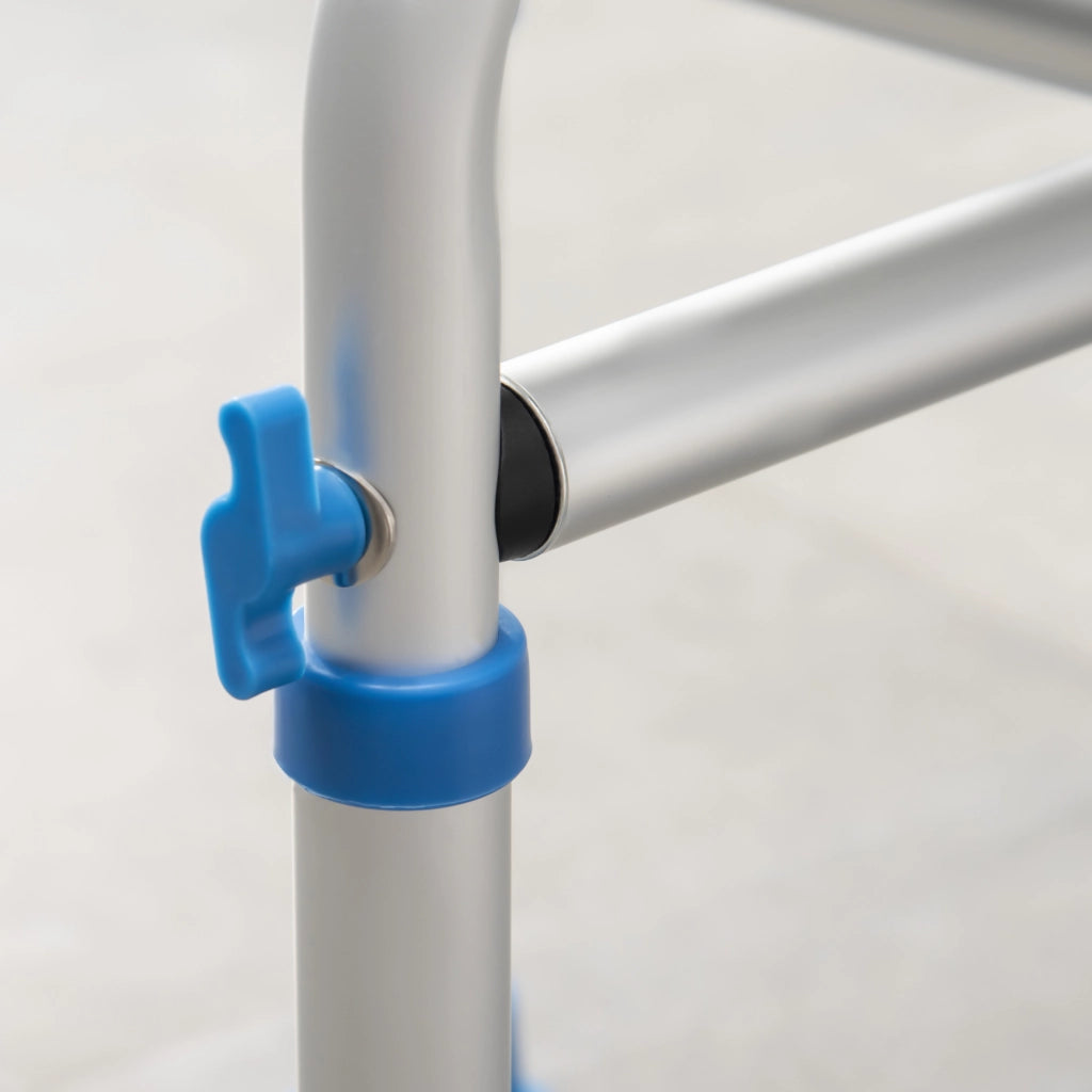 Sgabello da doccia regolabile ¨C Minimal ¨C blu, alluminio
