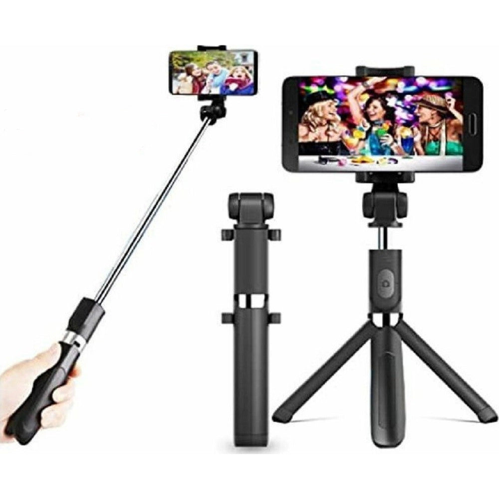 Trade Shop - Treppiedi Per Selfie Stick Per Cellulare Telecamera Controller Bluetooth Q-lh8 -