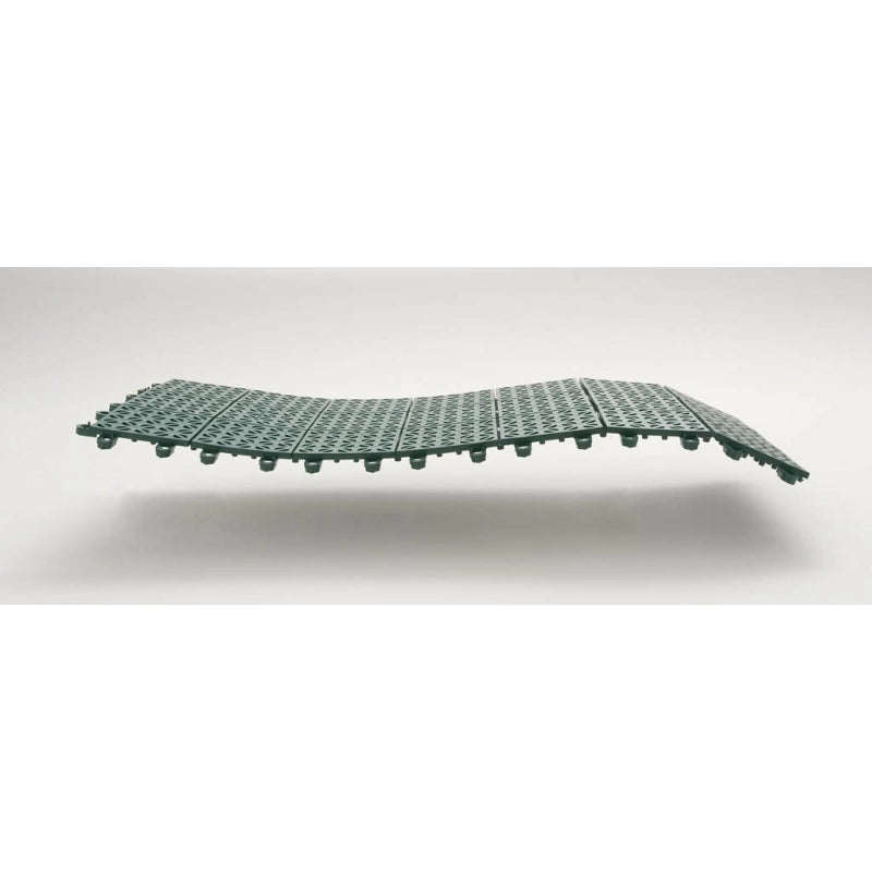 Set da 25 Piastrelle in Plastica Flessibili Drenanti 55,5 x 55,5 cm da Esterno Giardino 7,7 m2 colore: Blu