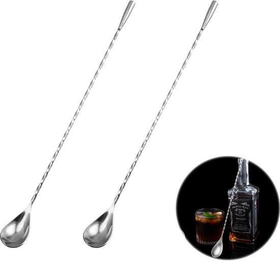 Cucchiaio per Cocktail - 30 cm - Ideale per Drink e Ufficio