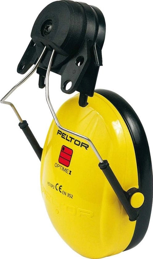 Protezione uditiva P3E, capsule a casco gialla