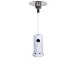 OMBRELLO TERMICO A INFRAROSSI 12 KW BIANCO  misure ø cm.82x230h.  peso kg.25    SYNTESY