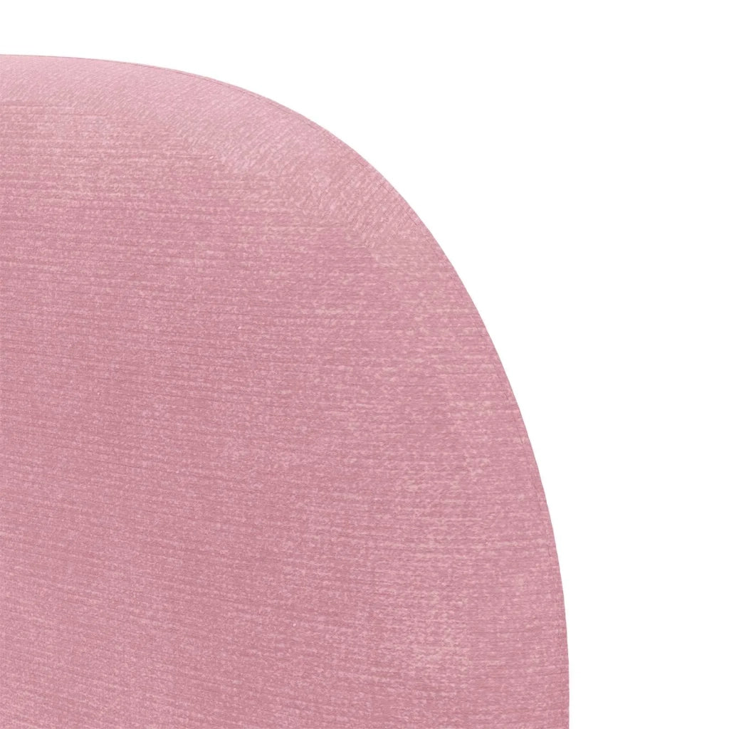 Orecchia della Testata Rosa 80 x 23 x 6 cm Velluto 346575