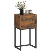 Tavolino console ¨C Minimal ¨C marrone rustico 40x30x76