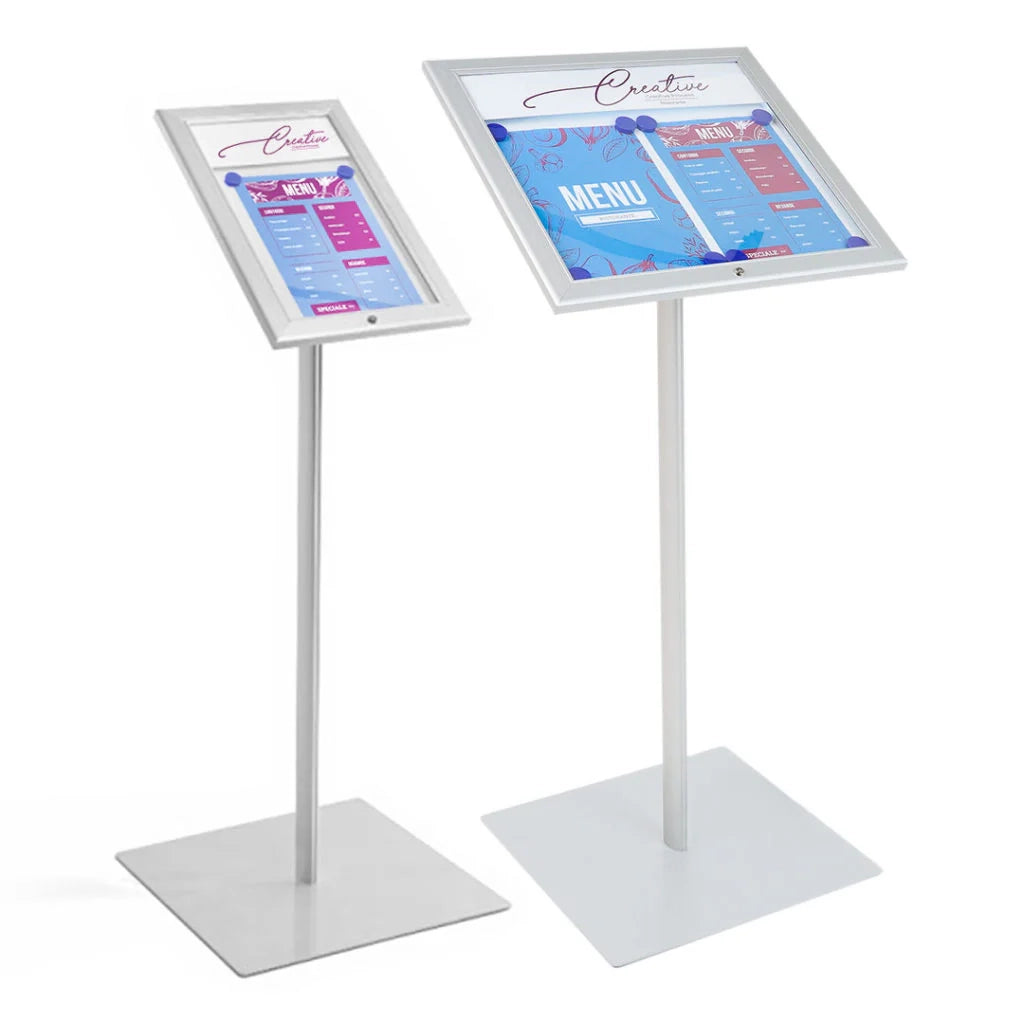 Leggio Porta menu per Esterni personalizzabile Ristoranti Alberghi Aziende - 2 A4