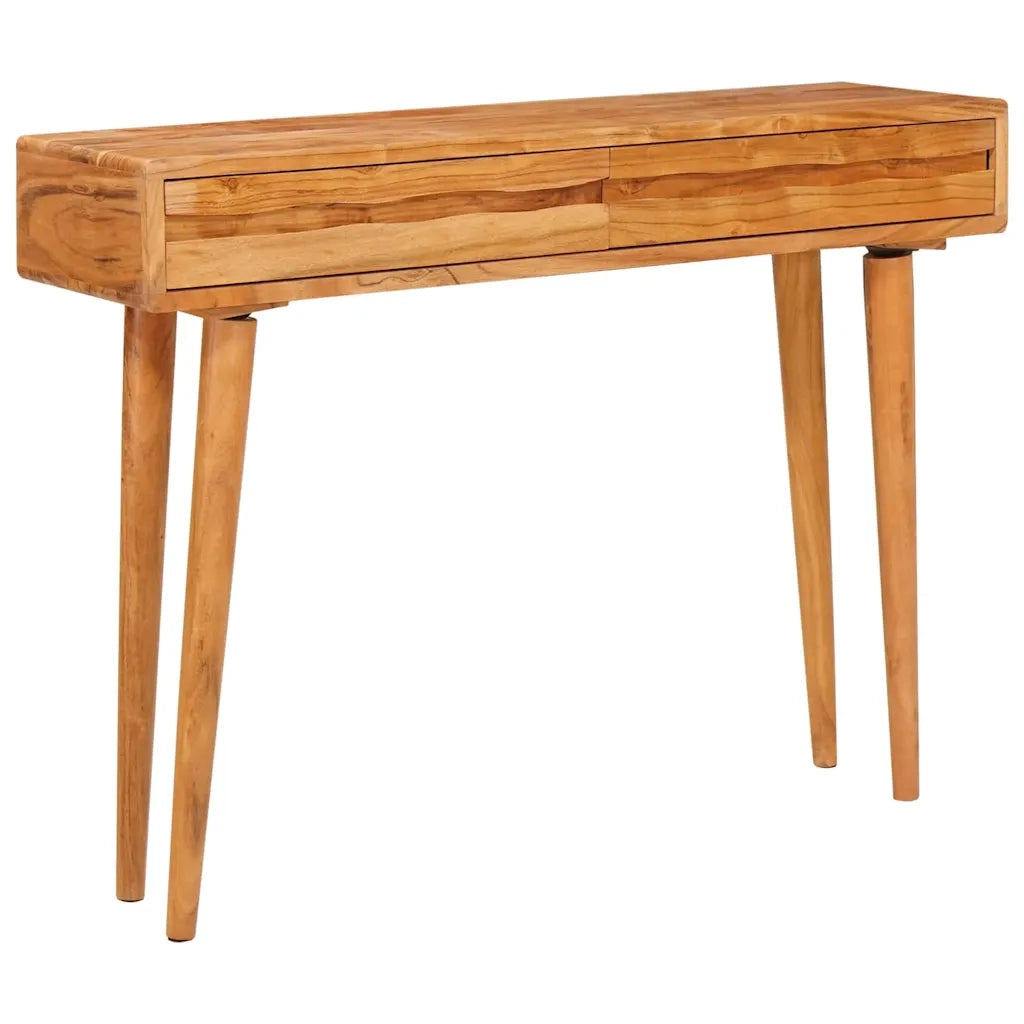 Table console Marron 110 x 30 x 80 cm Bois d'Acacia Massif