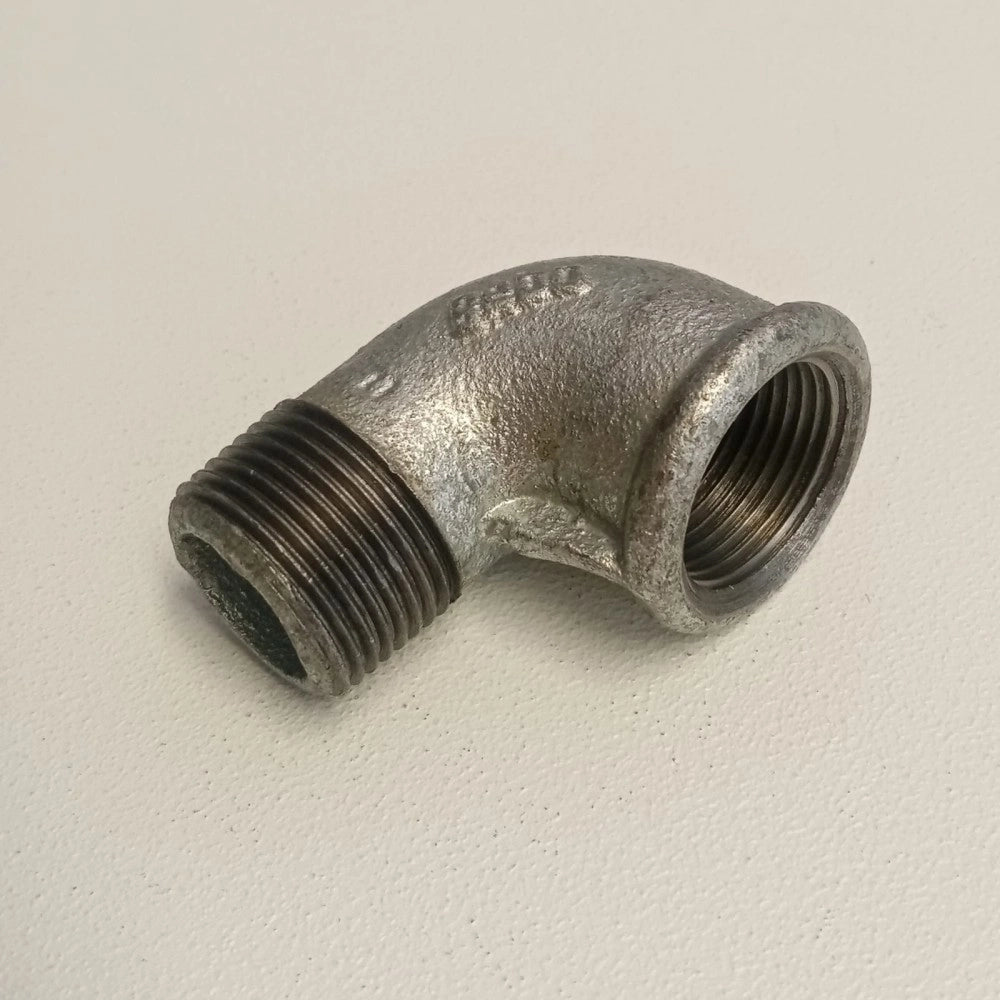 Raccordo mf 1'' gomito zincato curva di ghisa malleabile