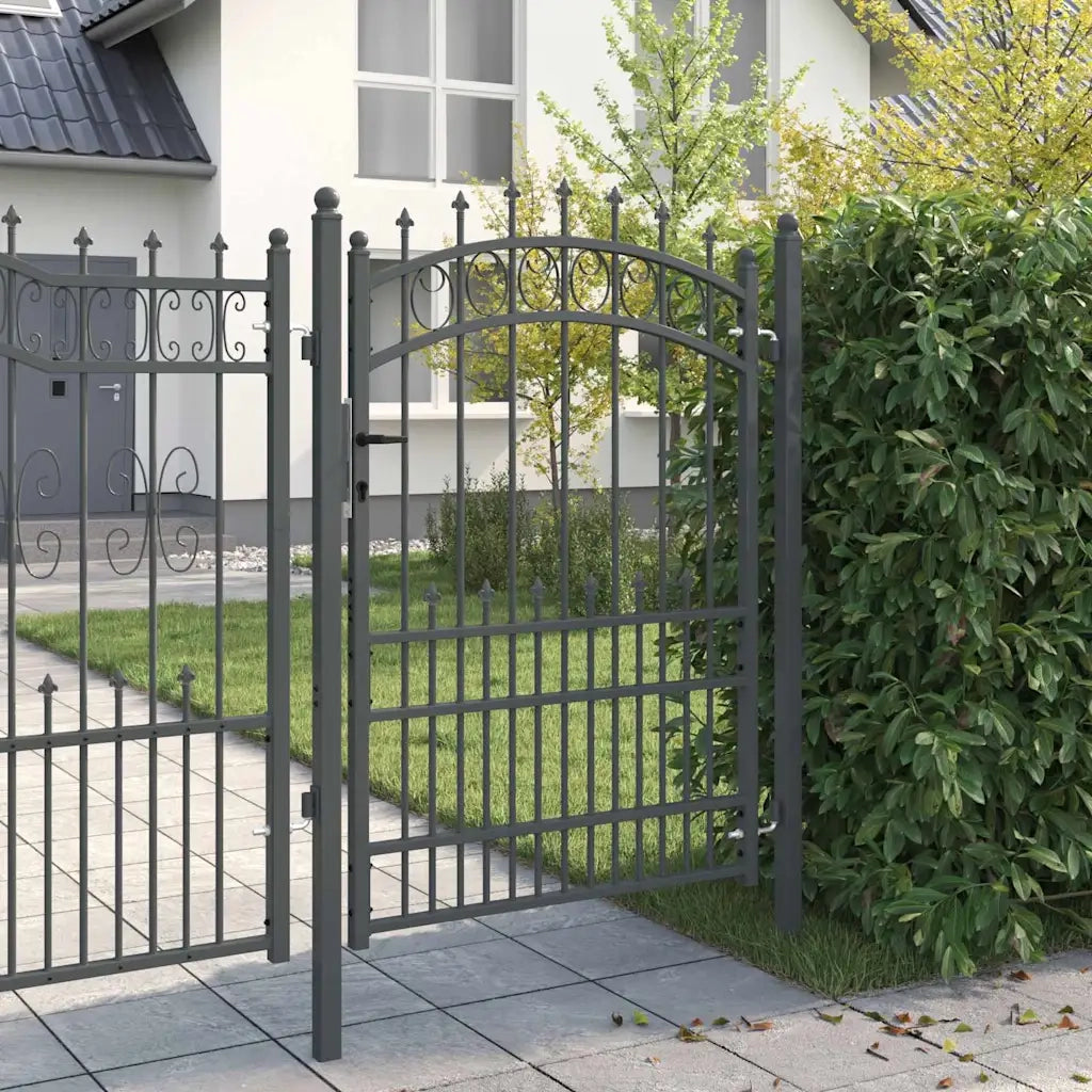 Cancello della recinzione con punte EMMEN 170 x 100 cm 42009005