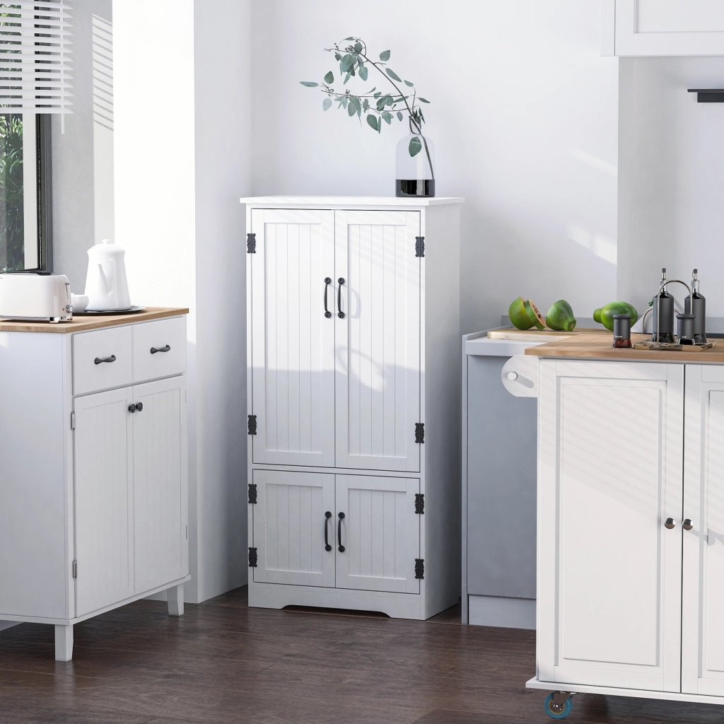 Armadio da cucina con ante e ripiani ¨C Minimal ¨C bianco