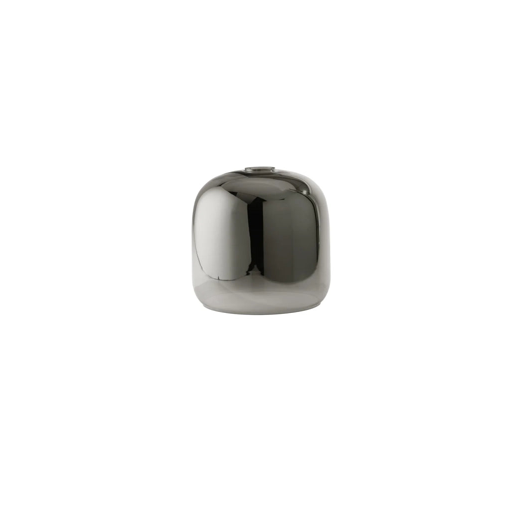 Diffusore Anima Vetro Soffiato Fumè Specchiato D22 E27