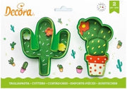 Set di Decorazioni per Biscotti Cactus - 2 pz.