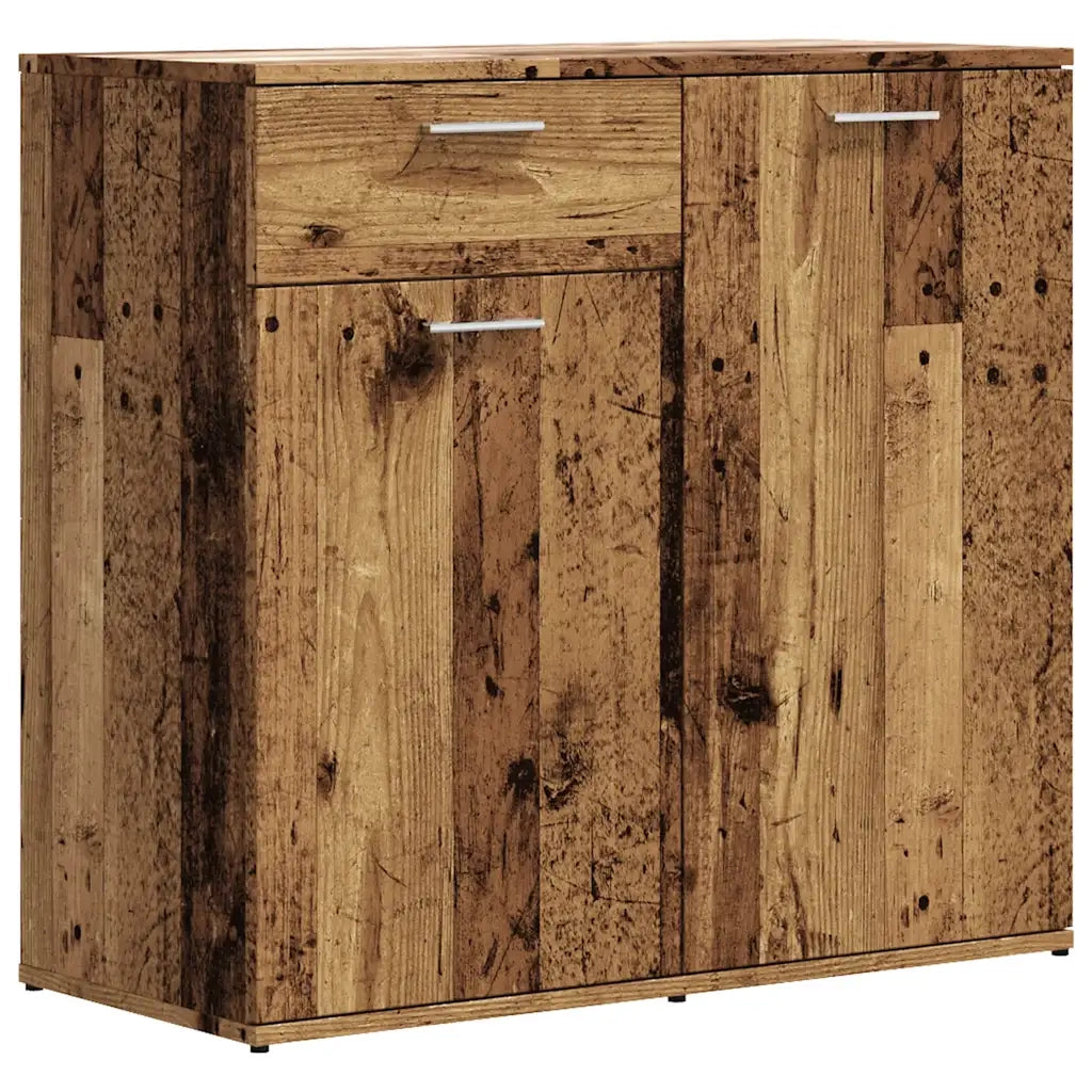 Credenza | Madia | Buffet da pranzo | Armadio da pranzo Legno Antico 80x36x75 cm in Truciolato