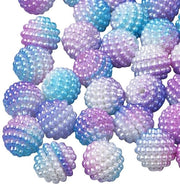 Bacchette Acriliche a Bachi - 200 Pezzi - Bacchette Acriliche a Bachi Colorate Lilla/ Arcobaleno - Diametro 10 Mm - Bacchette Acriliche Ronde per la Creazione di Gioielli - Leggere e Resistenti