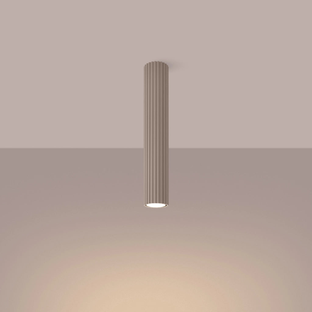Lampada da soffitto KARBON 40 taupe