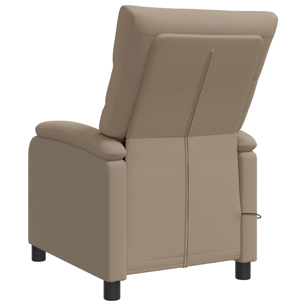 Poltrona Massaggiante Cappuccino Similpelle 42034907