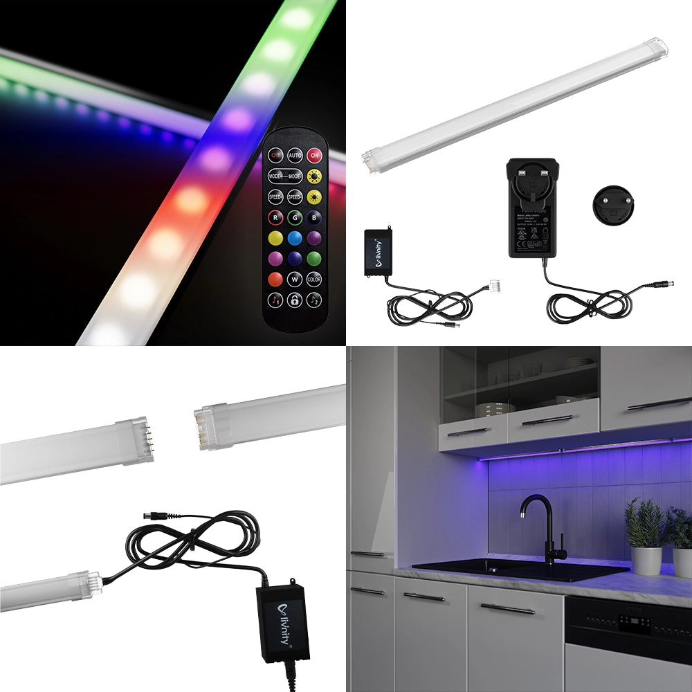 Vicco Striscia LED Bianco 60 cm con starter pack