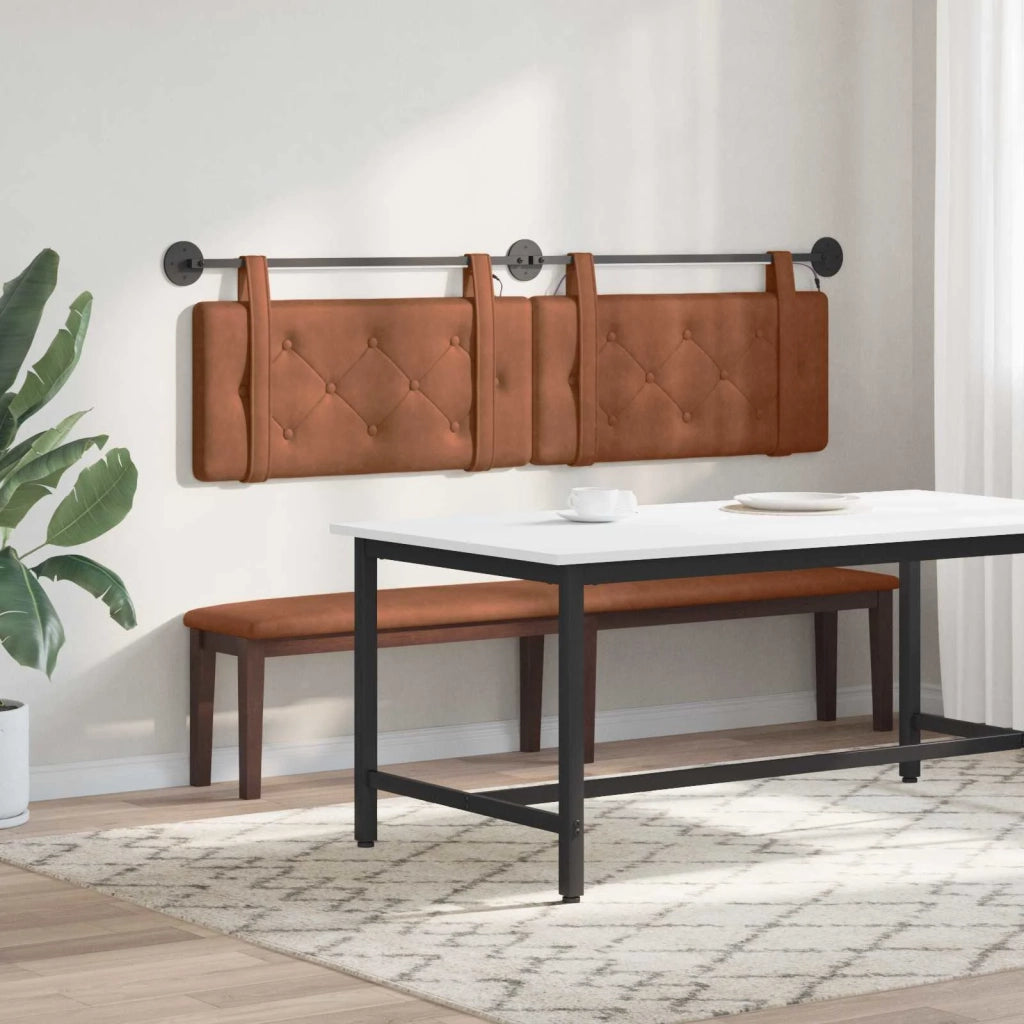 Testiera sospesa Marrone PU Antico 3424215