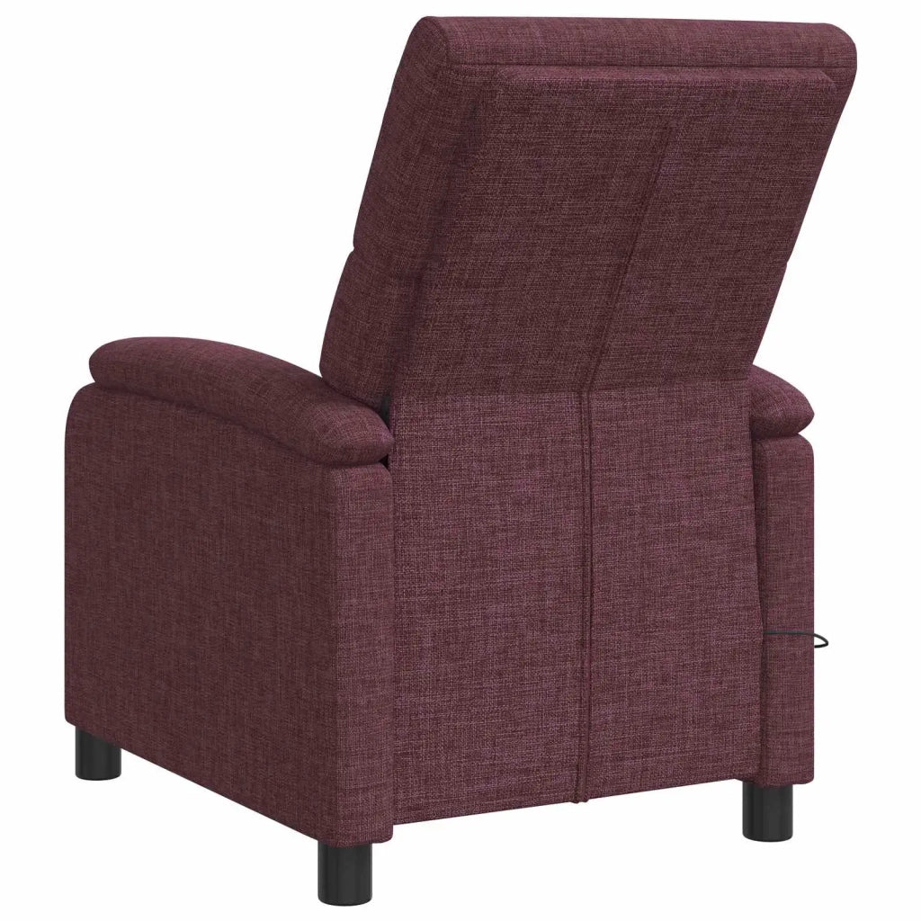 Divano Sedia-Poltrona Massaggiante Viola Tessuto 708299