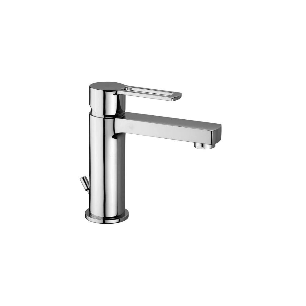 Paffoni coppia miscelatori lavabo e bidet scarico automatico cromato mod. Ringo