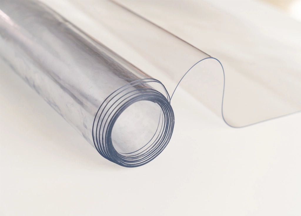 Tovaglia Antimacchia Plastificata PVC Trasparente Proteggi Tavolo - 140x400 - Trasparente