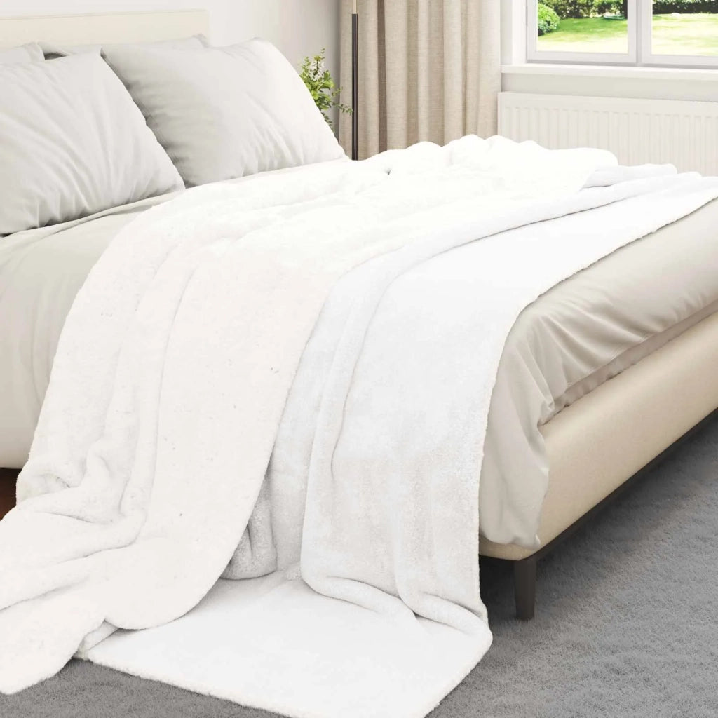 Coperta Bianco 220 x 240 cm Panno