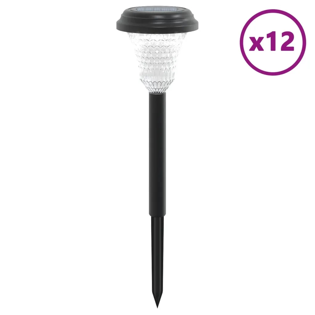 Luci Solari per Percorsi con Picchetti 12 pz Bianche 4008191