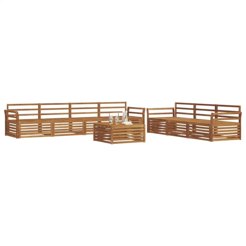 Set di divani da esterno 8 pcs Naturale 3373139
