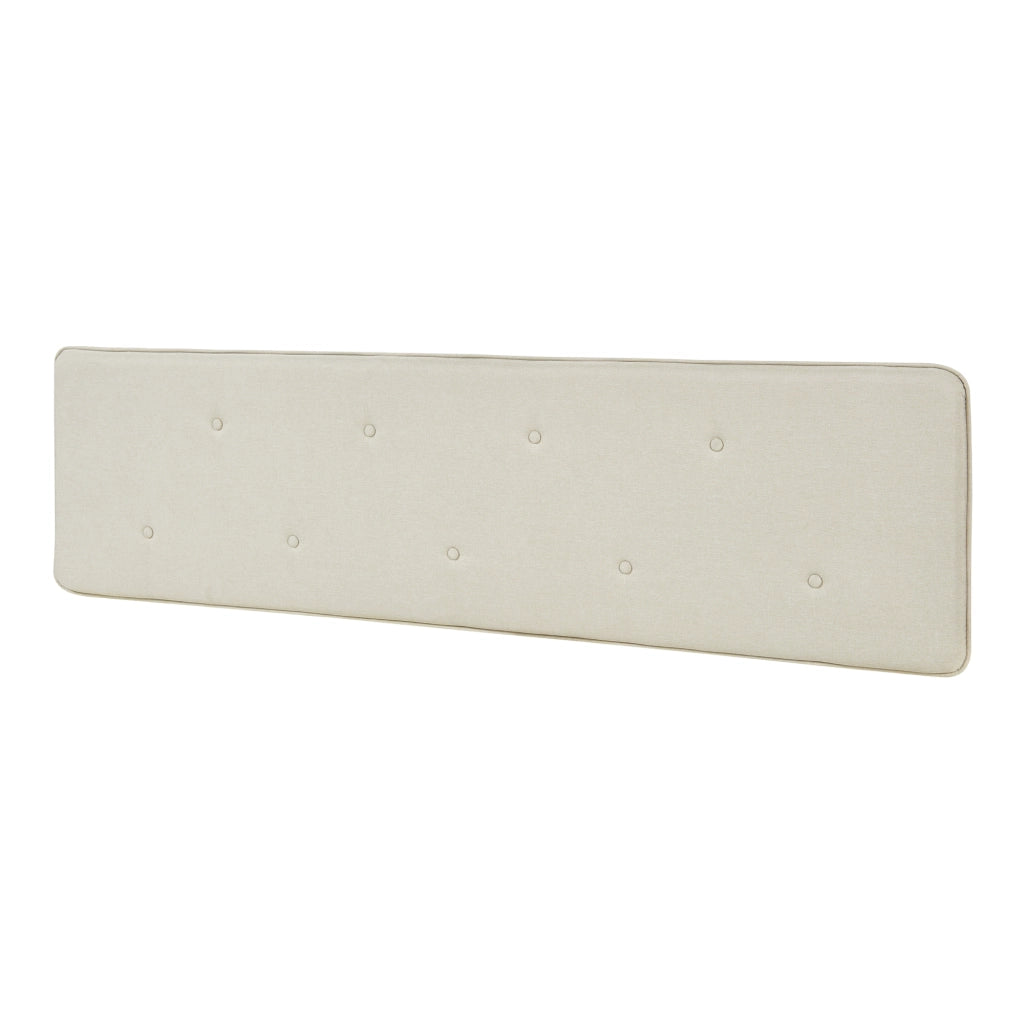 Testiera Letto Tokke Testata Imbottita da Parete 160x52 cm Beige [en.casa]