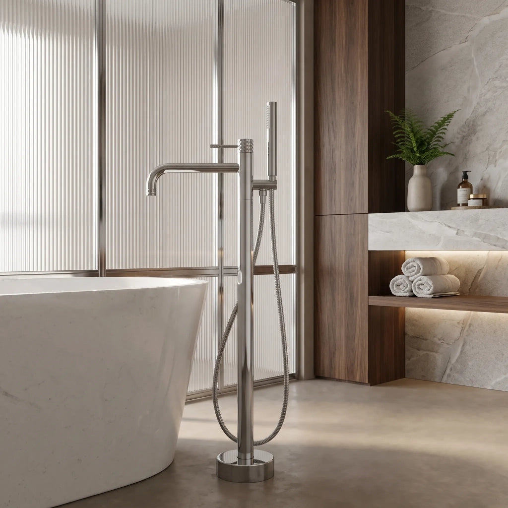 Rubinetto Indipendente Rea Lungo Diamond Chrome