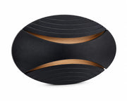 Applique LED 6W in alluminio nero, doppio fascio Up Down, 480 lm, CCT switch Luce calda fredda e naturale