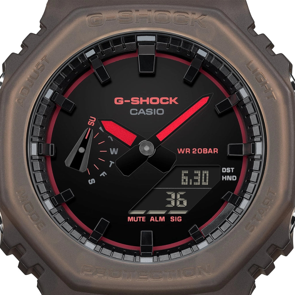 CASIO G-SHOCK Mod. OAK - SMOKE LIGHT SERIE - BROWN  ***NEW!***