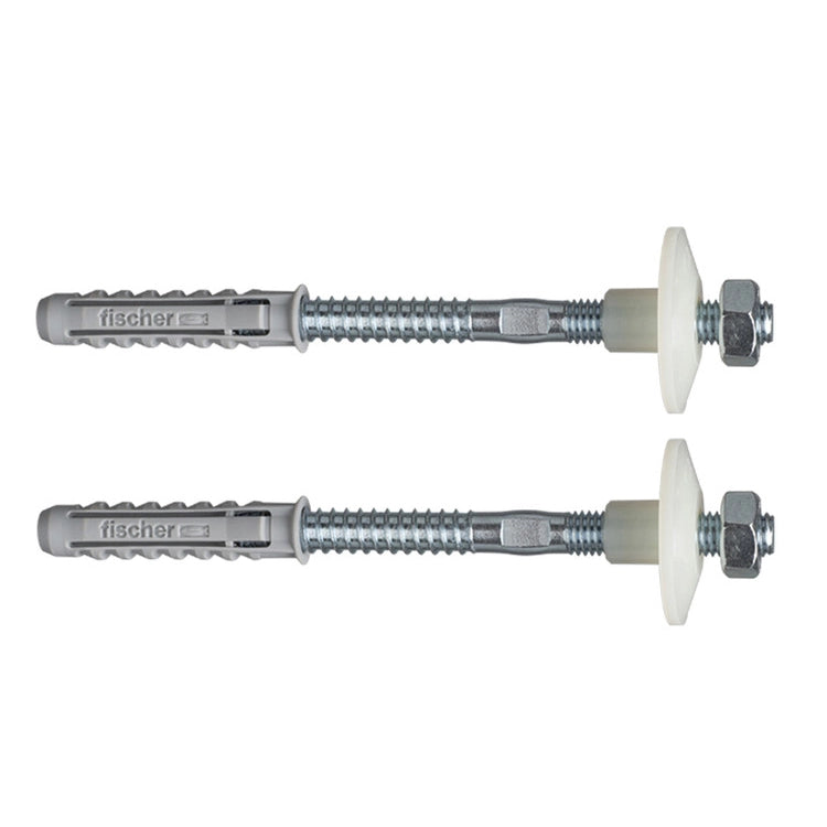 2 PZ ELEMENTI DI FISSAGGIO FISCHER PER LAVABI WST- Tass 12 Viti M10x120- FISCH- pezzi 1